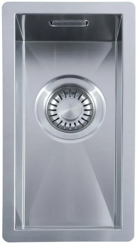 ABK Baronga kleine rvs spoelbak 16x34 cm vlakinbouw onderbouw en opbouw BAR16FVI