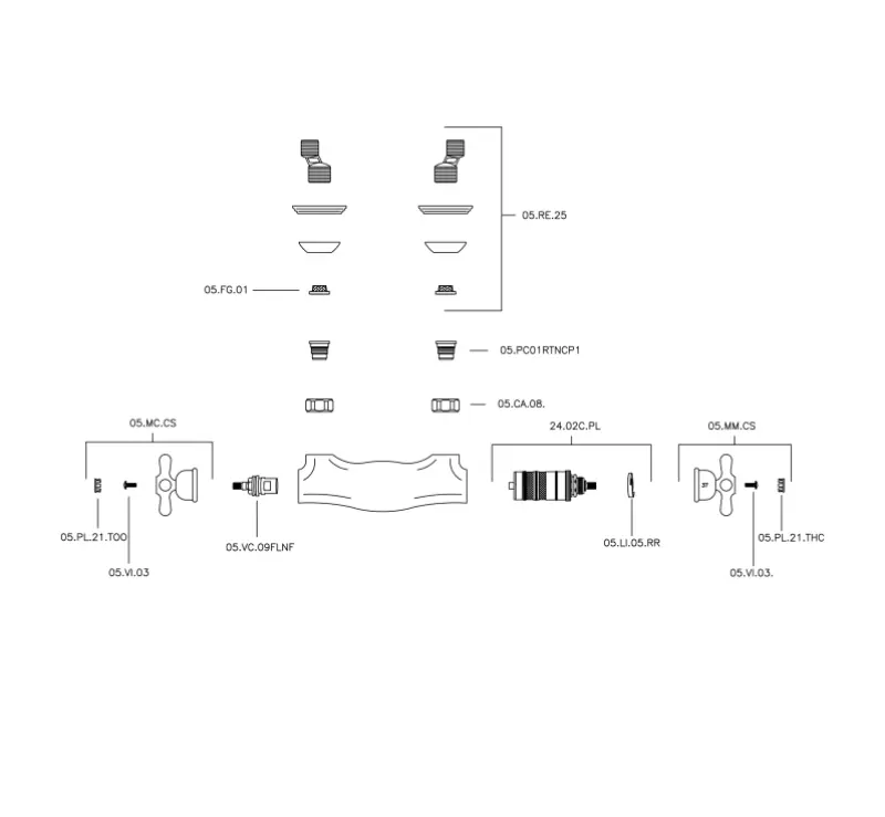 Huber Croisette Douchethermostaat Brons CST0101027