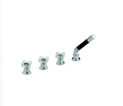 Cisal Barcelona Badkraan voor badrandmontage RVS BA0002902A