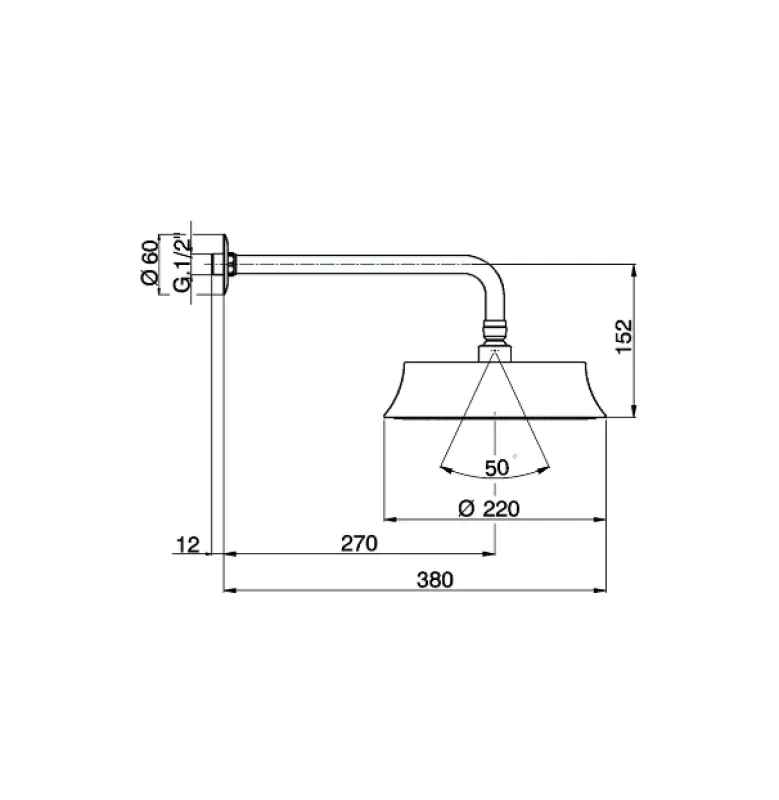 Cisal Cherie hoofddouche Chroom DS01327021