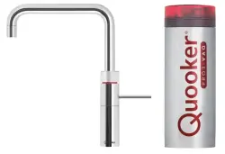 Quooker Fusion Square Chroom PRO3 Warm, koud, kokend water 3FSCHR