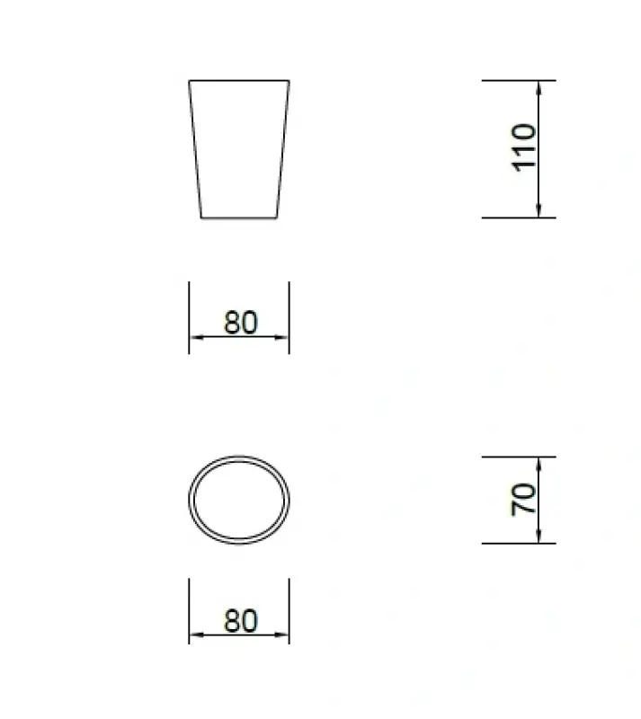 Huber Icon Closetborstelhouder Keramiek 3026.01H.CR