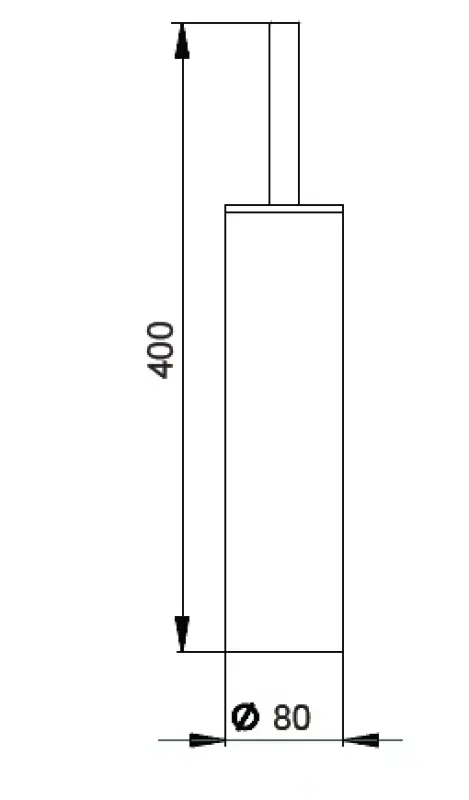 Huber System Closetborstelhouder chroom SI.090650.21