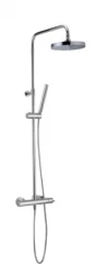 Huber Tratto Douchekolom met thermostaat chroom TTC8201021