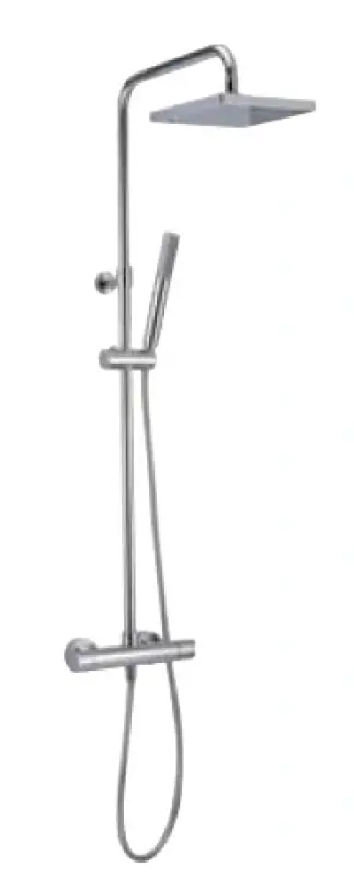 Huber Prime-Q douchekolom met thermostaaat Chroom PEC8202021