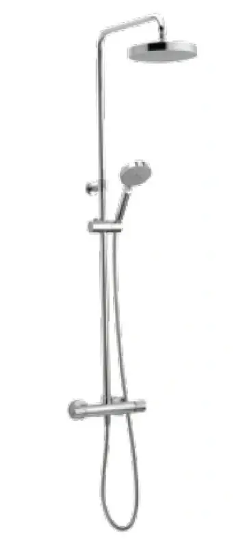 Huber Premium Elite douchekolom met thermostaat Chroom PMC8203021