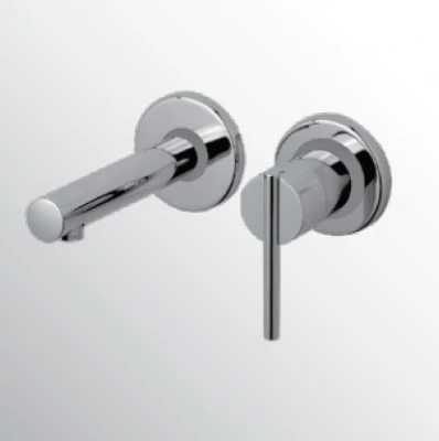 Huber Tratto inbouw wastafelkraan chroom TT.002510.21