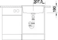Blanco spoelbak Dalago 6 opbouw wit 514199