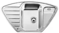 Blanco spoelbak Lantos 9 E-IF vlakinbouw RVS 516277