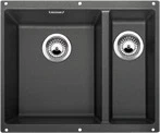 Blanco spoelbak Subline 340/160-U manueel onderbouw antraciet 523548