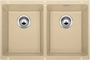 Blanco spoelbak Subline 350/350-U manueel onderbouw champagne 518595