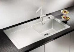 Blanco spoelbak Zenar 45 S BR opbouw zonder toeb. wit 523788