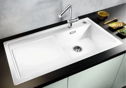 Blanco spoelbak Zenar XL 6 S-F BR vlakinbouw wit 523905