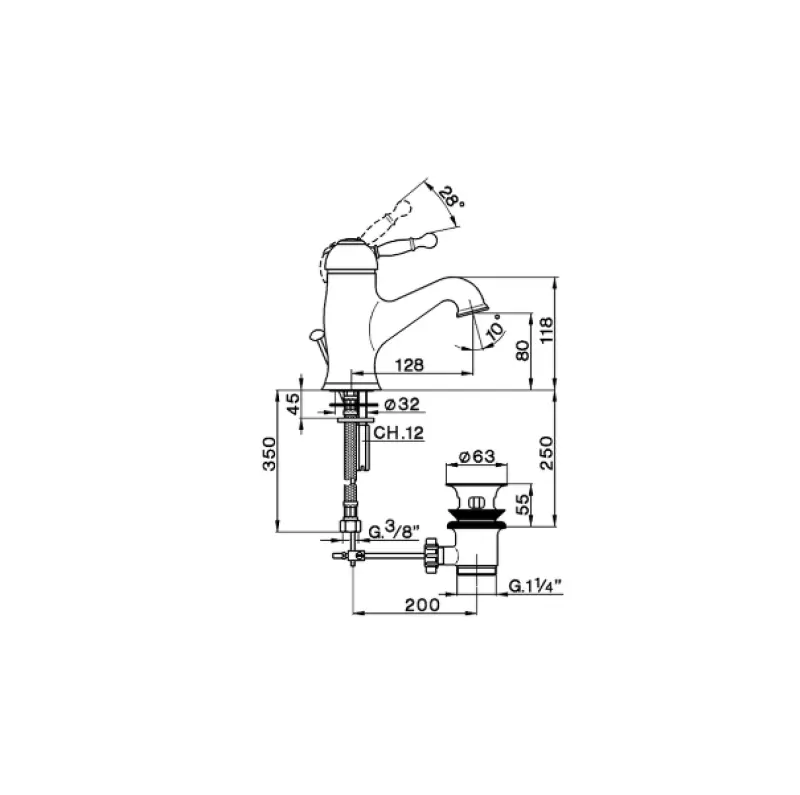 Cisal Arcana Royal Wastafelmengkraan Brons AY00051027
