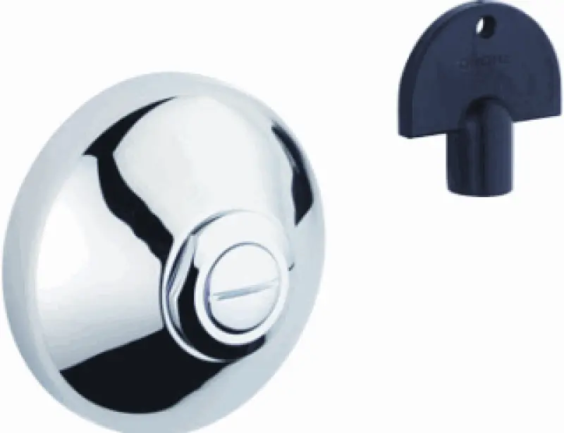 Grohe afbouwdeel
 inb.stopkr. 1/2 -3/4 -1 
 stopkraan
 chroom 19842000