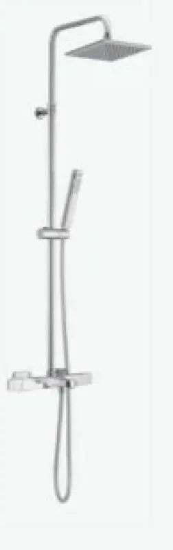 Huber Dado Douchekolom met thermostaatkraan Chroom DDC8301021 