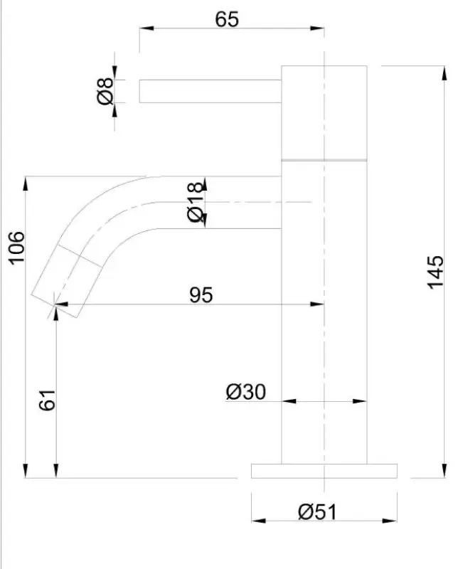 Blusani Fonteinkraan chroom BF401107