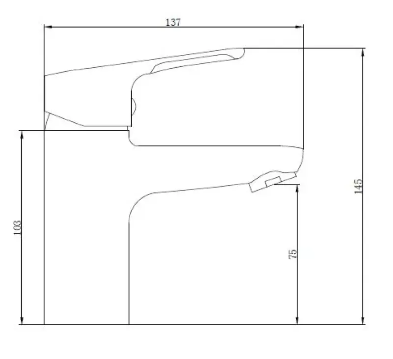 Blusani Smart wastafelkraan chroom BM19100