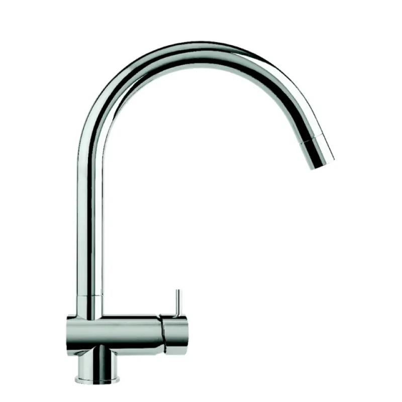 Waterevolution Flow keukenmengkraan mat wit met uittrekbare uitloop T155BR
