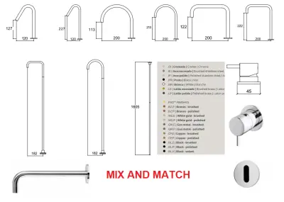 Waterevolution Flow 2-gats wastafelkraan chroom T112U01