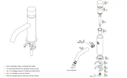 Waterevolution Flow Fonteinkraan zelfsluitend chroom T110TP01