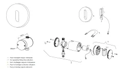 Waterevolution Flow inbouw wastafel infrarood sensor op netstroom mat zwart T118EEPR