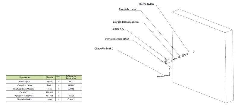 Waterevolution S22 ophanghaak RVS A450IE
