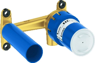 Grohe Eurodisc inbouwdeel
 2-gats wastafelkraan
 blauw 23429000