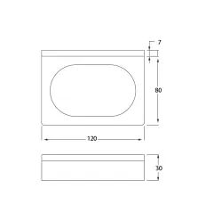 Waterevolution Deep wand zeephouder chroom A22101
