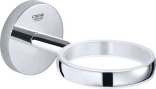 Grohe Bau Cosmopolitan glas/zeephouder chroom 40585001