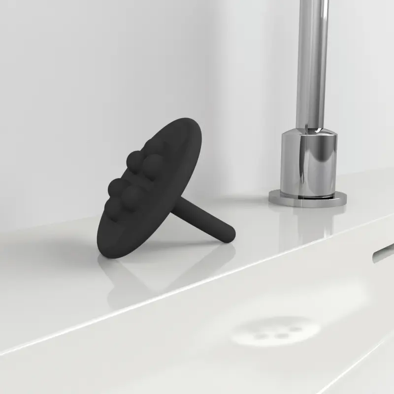 Clou Wash Me waterstop zwart siliconen