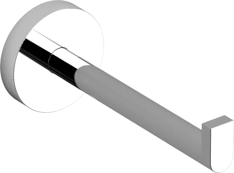 Clou Flat toiletrolhouder recht zonder klep chroom