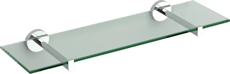 Clou Flat planchet chroom en helder glas