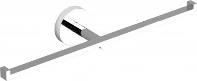 Clou Flat toiletrolhouder dubbel chroom