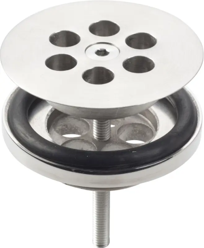 Clou Wash Me plug t.b.v. siliconen waterstop rvs geborsteld