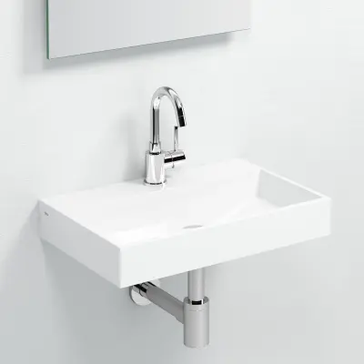 Clou Xo wastafelkraan type 1 met draaibare uitloop chroom