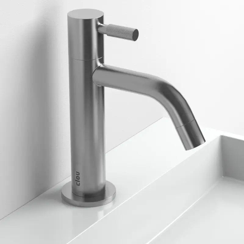 Clou Freddo 2 fonteinkraan hoge versie rvs geborsteld