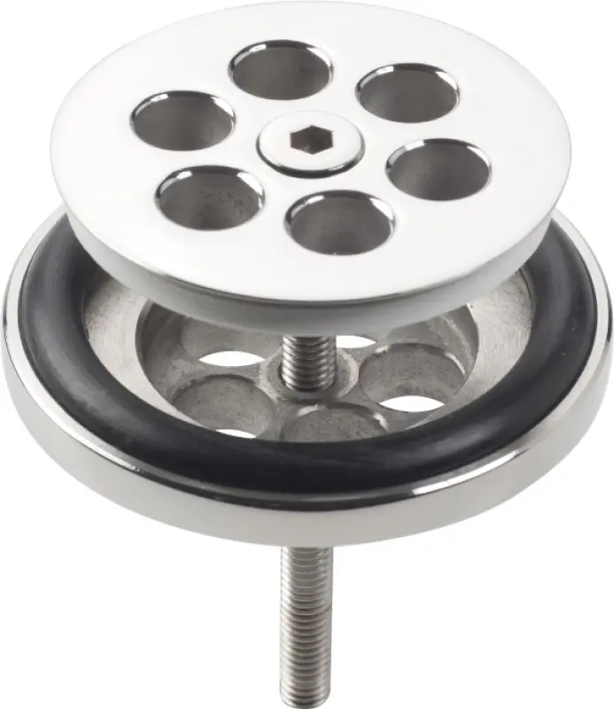 Clou Mini Wash Me plug t.b.v. siliconen waterstop chroom