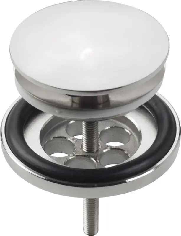 Clou Mini Wash Me plug met afdekkap niet afsluitbaar chroom