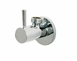 Clou InBe design hoekstopkraan type 1 rond chroom