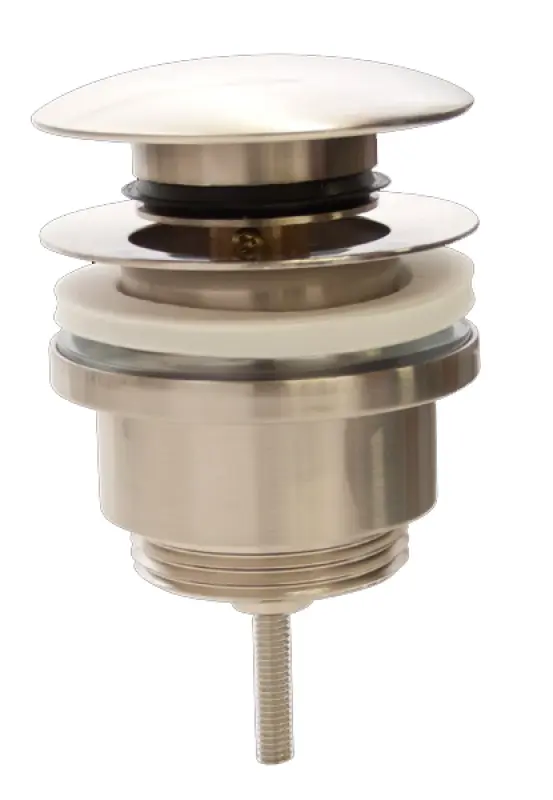Blusani Click afvoerplug niet afsluitbaar 1.1/4 RVS-look BC73104