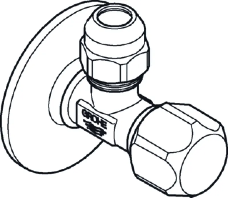 Grohe hoekstopkraan
 chroom 22023000