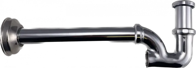 PB Unix klassieke wastafelsifon en fonteinsifon metaal chroom 1208676582