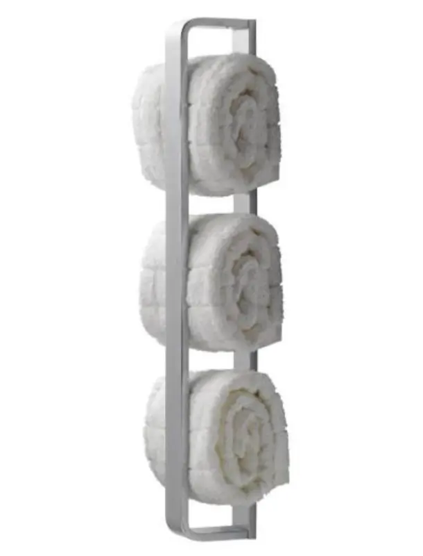 Waterevolution Deep verticale handdoekhouder 40cm mat wit A216BR