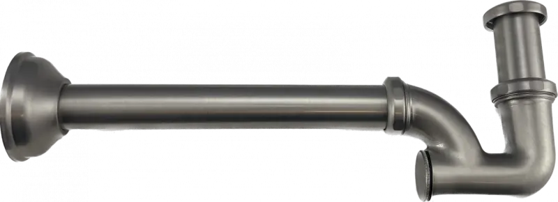 PB Unix klassieke wastafelsifon fonteinsifon metaal RVS 1208676932