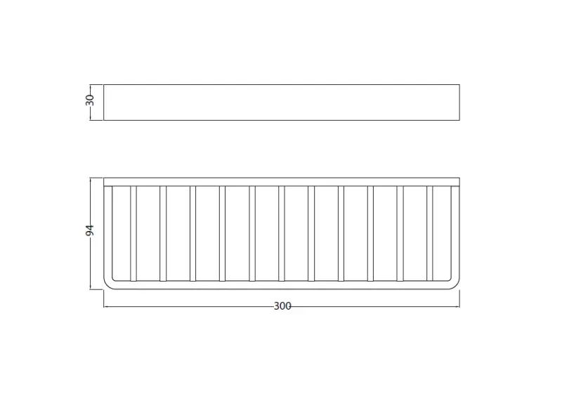Waterevolution Deep zeephouder douche/bad mat zwart A228PR