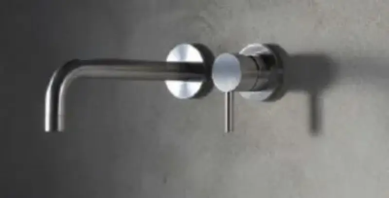 Rubio Inox inbouw wandmengkraan 250 volledig RVS 1208680702