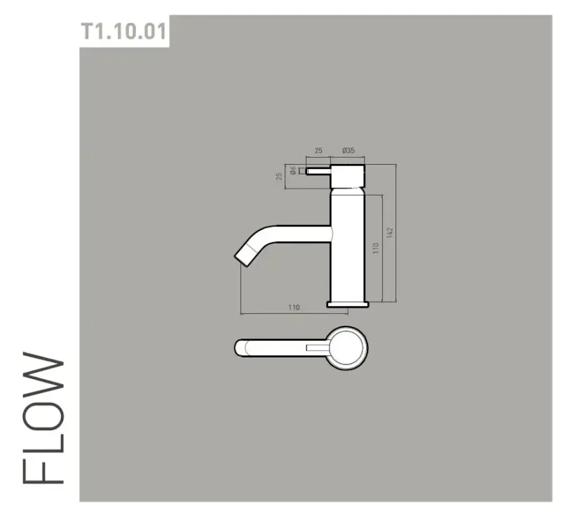 Waterevolution Flow fonteinkraan mat zwart T1101APR