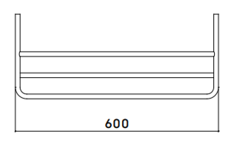 Waterevolution flow handdoekhouder volledig RVS A118IE