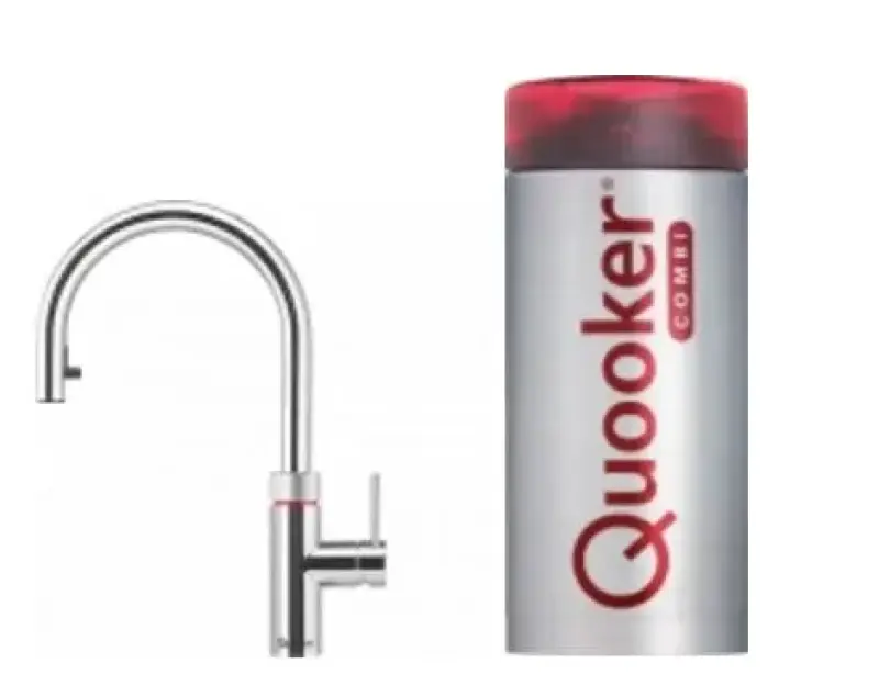 Quooker Flex Chroom COMBI+ Warm, koud, kokend water 22+XCHR